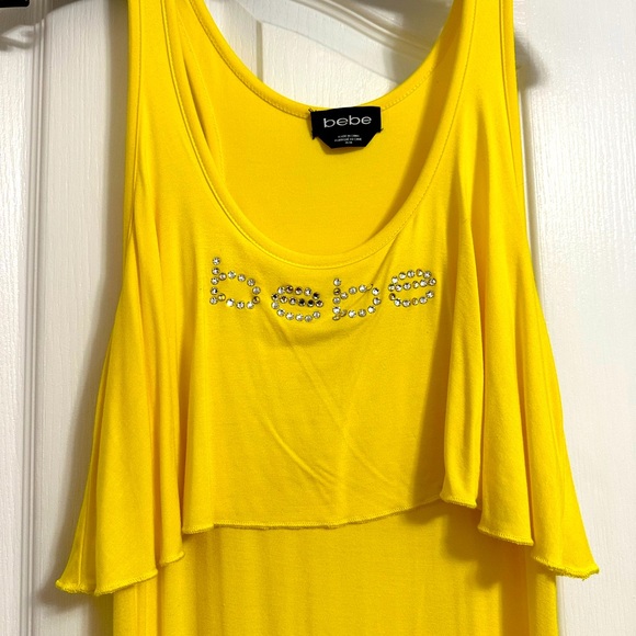 Bebe Yellow Maxi Dress - Picture 1 of 5